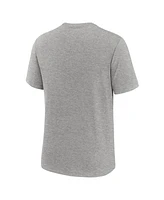 Nike Men's Heather Gray Baltimore Orioles Cooperstown Collection Retro Tri-Blend T-Shirt