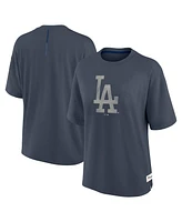 Fanatics Women's Blue Los Angeles Dodgers Elements Raw Edge Future Ground T-Shirt