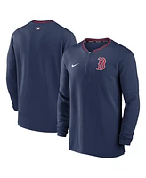 Nike Men's Navy Boston Red Sox Authentic Collection Performance Half-Zip Top