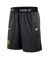 Nike Men's Black Pittsburgh Pirates Authentic Collection Performance Knit Shorts