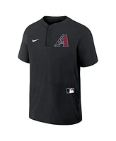 Nike Men's Black Arizona Diamondbacks Authentic Collection Raglan Short Sleeve Windshirt