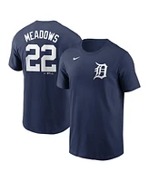 Nike Men's Parker Meadows Navy Detroit Tigers Fuse Name Number T-Shirt