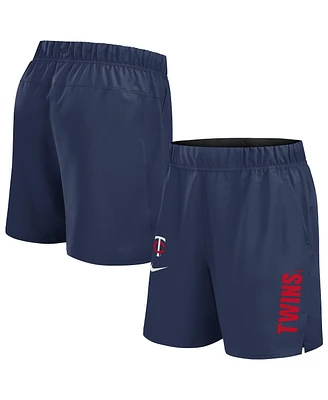 Nike Men's Navy Minnesota Twins Woven Victory Performance Shorts