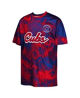 Outerstuff Big Boys and Girls Royal/Red Chicago Cubs Pinch Hitter T-Shirt