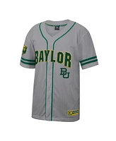 Colosseum Men's Gray Baylor Bears Free Spirited Baseball Jersey