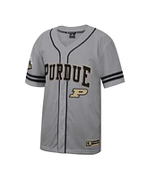 Colosseum Men's Gray Purdue Boilermakers Free Spirited Baseball Jersey