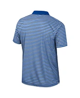 Colosseum Men's Royal Duke Blue Devils Striped Polo Shirt
