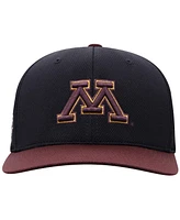 Top of the World Men's Black Minnesota Golden Gophers Reflex Fitted Hat