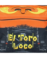 Monster Jam Backpack El Toro Loco Truck Crazy Bull 3D Character School Book Bag