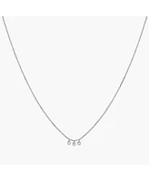Sterling Silver Emmeline Three Charms Necklace