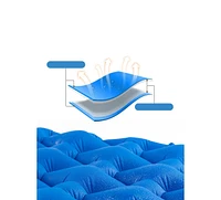 Naturehike Inflatable Camping Sleeping Pad, Ultralight Durable 2.55" Thickness Mattress, Compact Air Mat for Hiking, Traveling, Backpacki