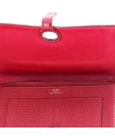 Pre-Owned Hermes Dogon Duo Combined Wallet Leather