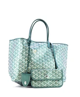 Pre-Owned Goyard Pm Saint Louis Tote Iridescent Coated Canvas