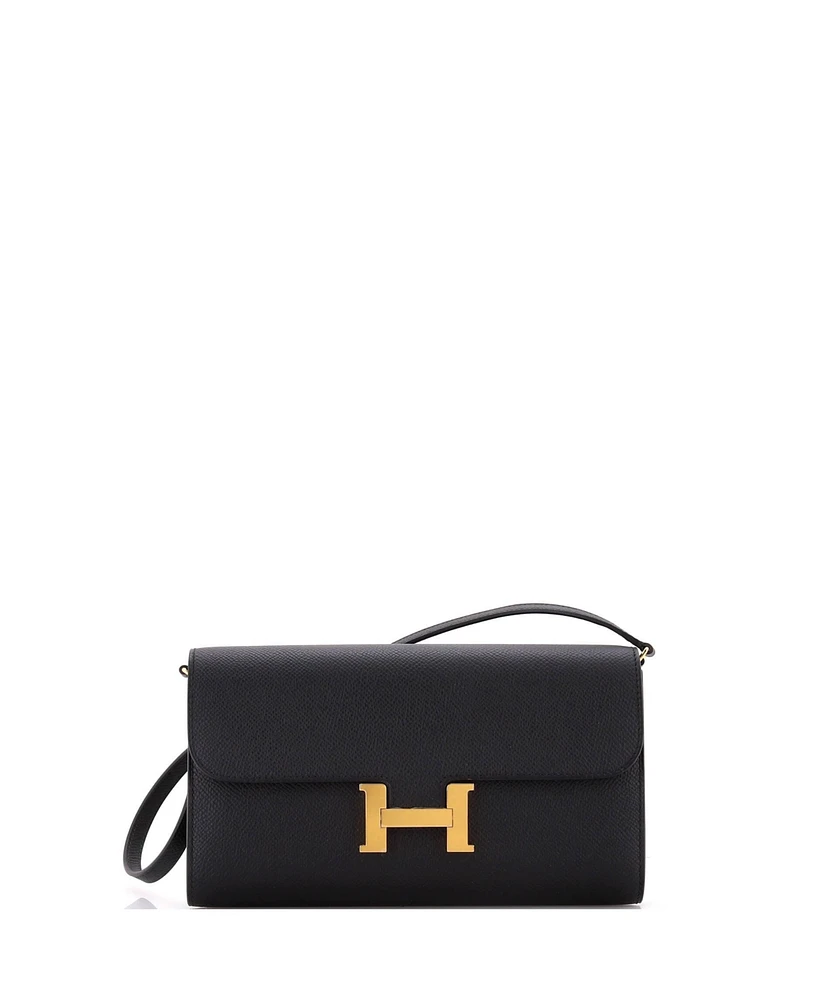 Pre-Owned HERMES Constance To Go Wallet Epsom