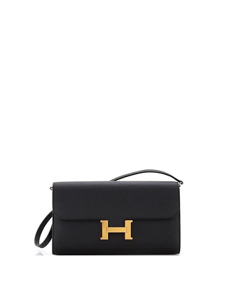 Pre-Owned HERMES Constance To Go Wallet Epsom