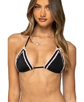 Edikted Women's Mandy Triangle Bikini Top