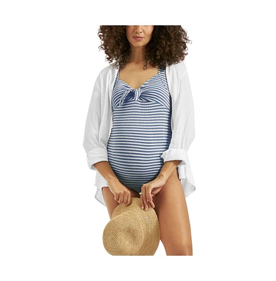 Ripe Maternity Maternity Ripe Dune Stripe One Piece