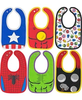 Spider-Man Marvel Avengers 6 Pack Bibs