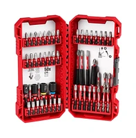 Milwaukee 48-32-4010 Shockwave Impact Duty Alloy Steel Screw Driver Bit Set - 54 Piece Set