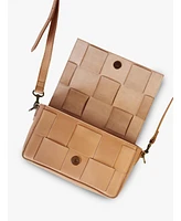 Able Mini Flap Woven Crossbody