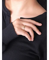 Devata Clover Ring in 14K Gold, Size 5, approx. 2.3 grams