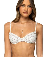 Edikted Women's Amelia Cupped Bikini Top