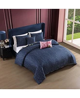 Bebejan Renaissance Bedding 100% Cotton Sateen 5 Piece King Size Reversible Comforter Set