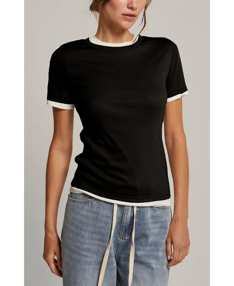 Crescent Women's Kami Double Layer Tee