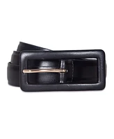 Michael Kors Women's Leather Covered Buckle Belt