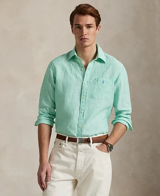 Polo Ralph Lauren Men's Classic-Fit Striped Linen Shirt