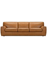 Glympton 110" Leather Sofa, Exclusively at Macy's