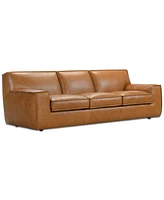 Glympton 110" Leather Sofa, Exclusively at Macy's