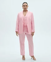 Mango Women's Linen Suit Vest