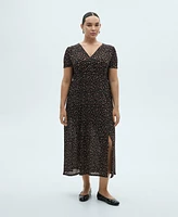 Mango Women's Midi Floral Dress