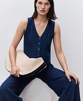 Mango Women's Maternity Lyocell Jumpsuit