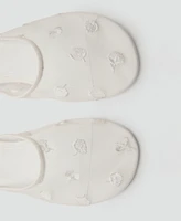 Mango Women's Embroidered Mesh Shoes