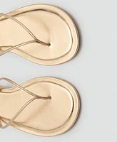 Mango Women's Strips Sandals