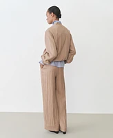 Mango Women's Lyocell Bomber Jacket
