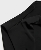 Mango Women's Side Slit Draped Dress