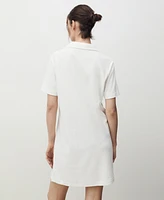 Mango Women's Terry Cotton Nightgown Dress
