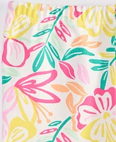 First Impressions Baby Girls Modern Tropical-Print Biker Shorts, Exclusively at Macy's