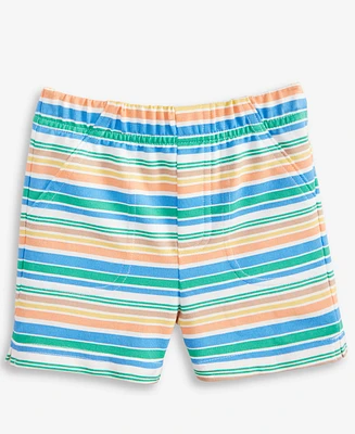 First Impressions Baby Boys Striped French Terry Shorts, Exclusively at Macy's
