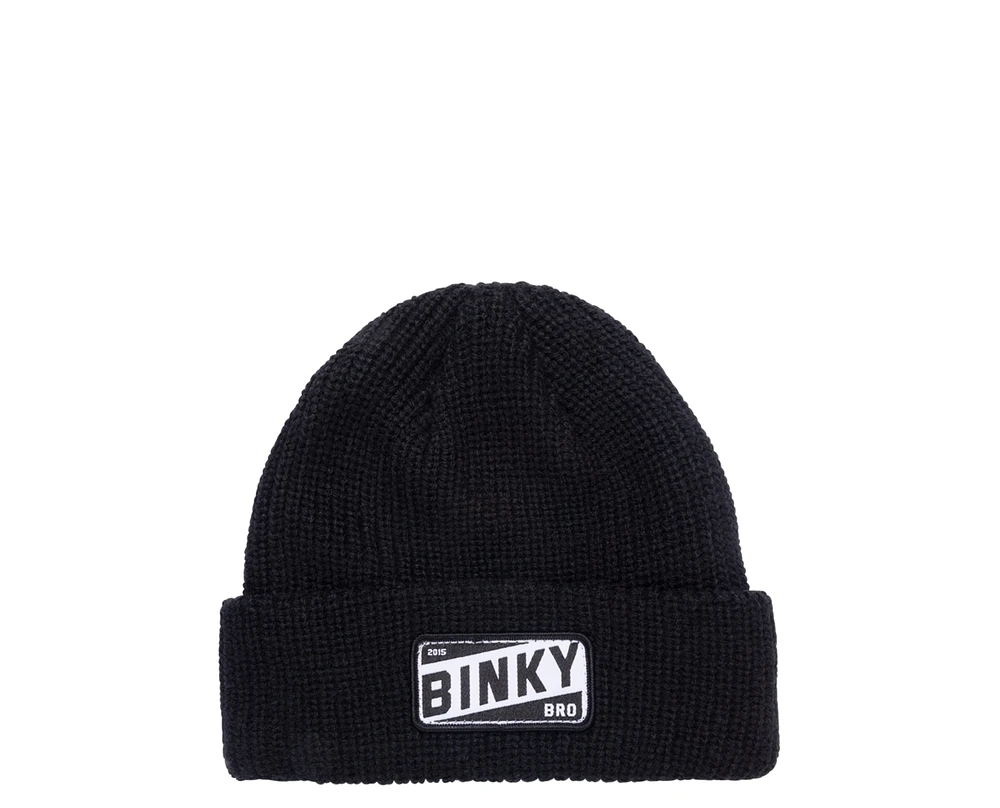 BinkyBro Men's Adult Rosemead Black Beanie