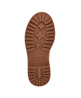 Guess Women's Leavey Logo Lug Sole Combat Boots