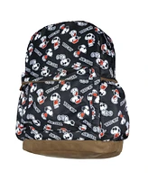 Peanuts Backpack Joe Cool Snoopy All-Over Tossed Print School Book Bag