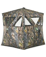 3 Person Portable Pop-Up Ground Hunting Blind with Tie-downs