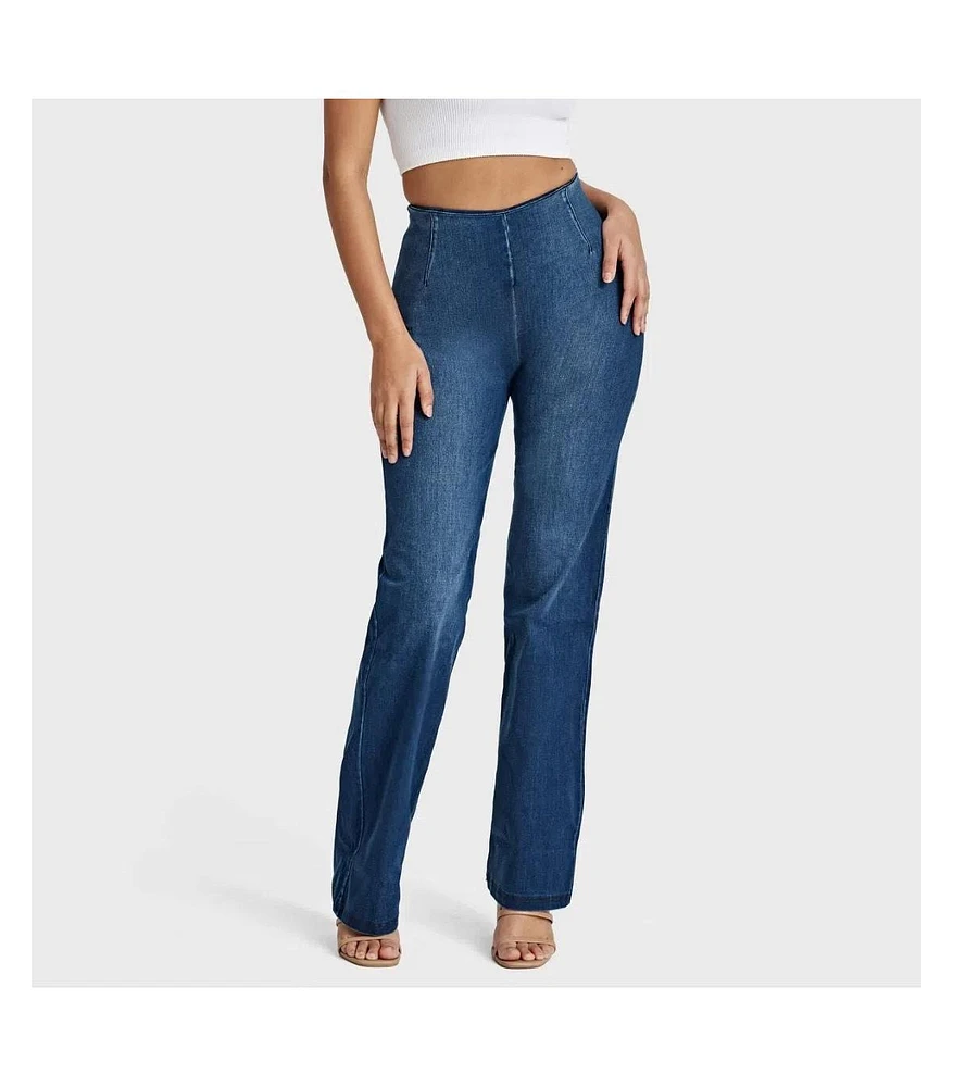 Freddy Women's Wr.up Snug High Waisted Flare Jeans