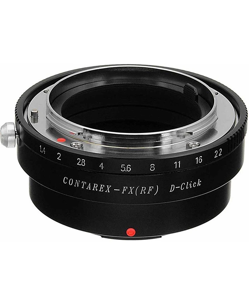 Fotodiox Mount Adapter with De-Clicked Aperture Control Dial for Contarex Lens to Fujifilm X-Mount Camera