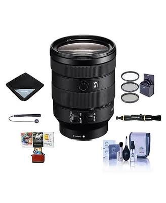 Sony Fe 24-105mm f/4 G Oss E-Mount Lens - Bundle w/77mm Filter Kit, Lens Wrap, Cleaning Kit, , Capleash, Mac Software Package