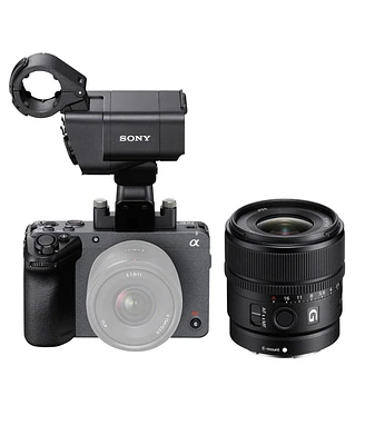 Sony FX30 Super 35 Cinema Line Camera with Xlr Handle Unit and E 15mm f/1.4 G Lens